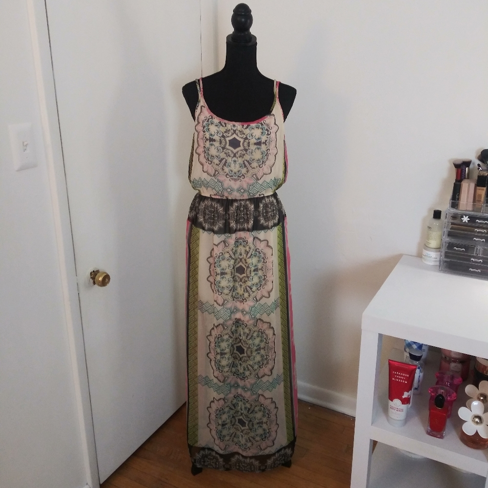 Forever 21 sheer maxi dress